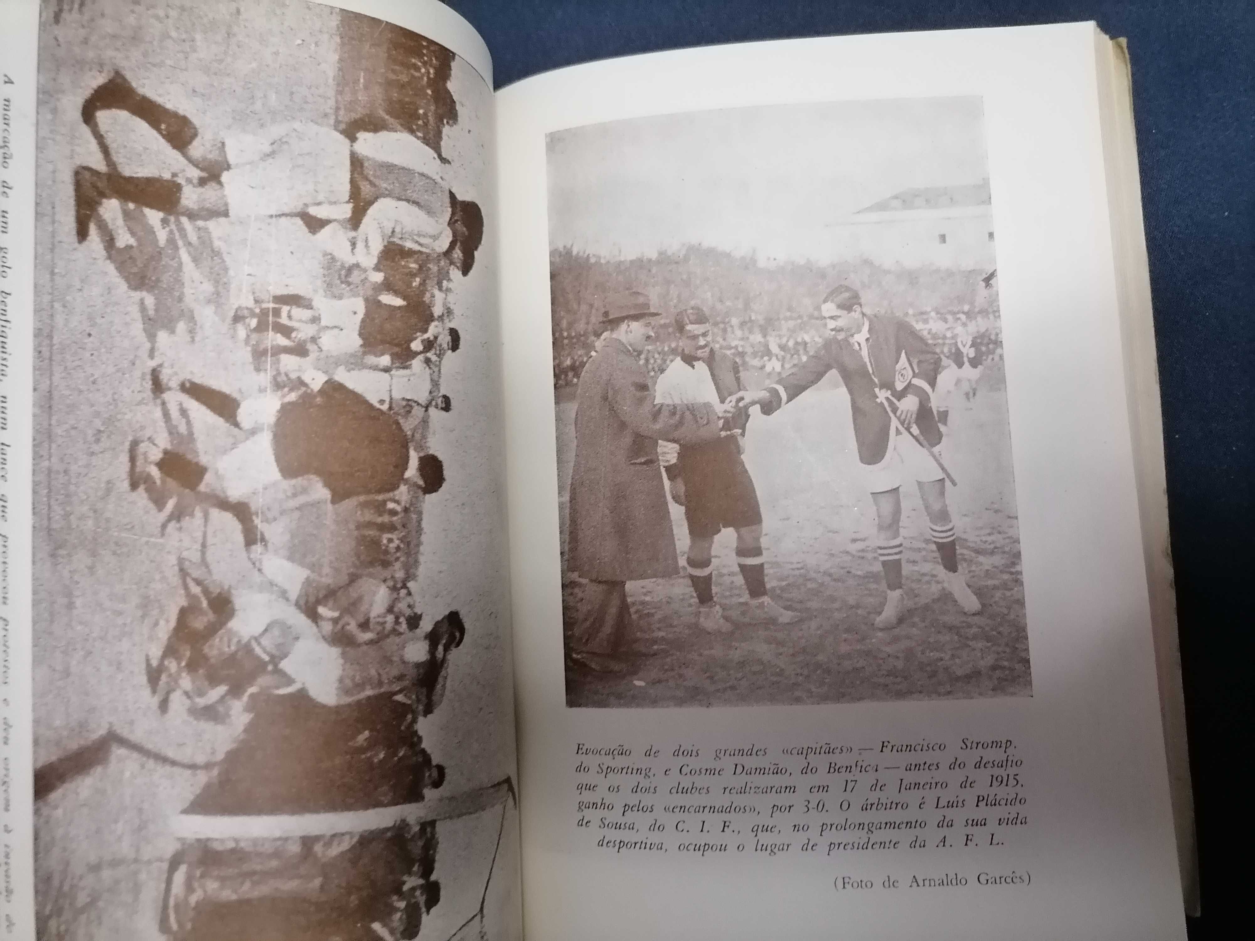 Raríssimo BENFICA - SPORTING 50 Anos de Futebol 1957  Ribeiro dos Reis