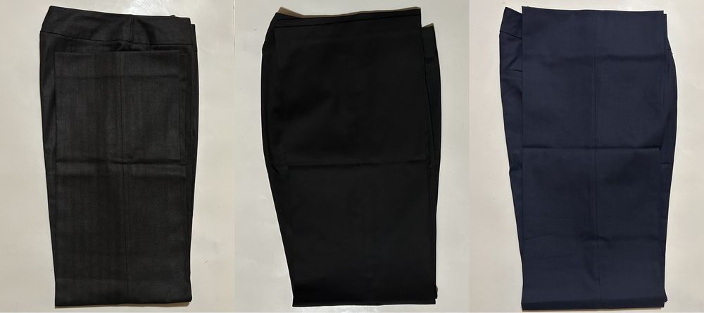 Жіночі штани брюки 42 розмір (EU) комплект з трьох пар