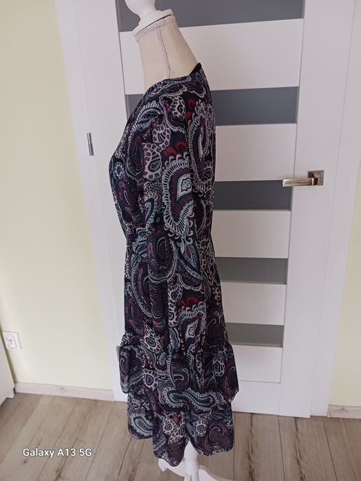 Sukienka włoska granatowa