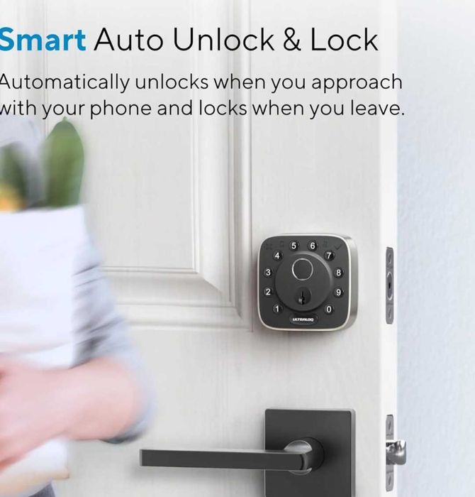 Ultraloq Bolt Smart WiFi Deadbolt Fingerprint Edition