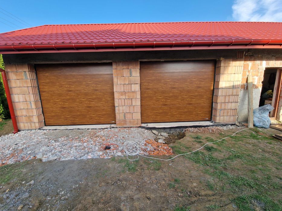 Brama garażowa złoty dąb 3000x2250