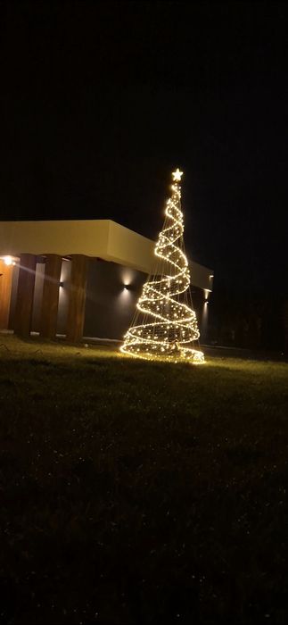 Choinka Metalowa LED 3D • Składana • Producent • 2–6 metrów