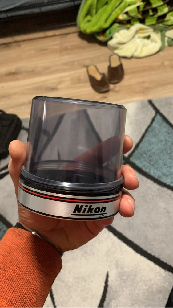 Nikon CP-8  Japan retro opakowanie na obiektyw