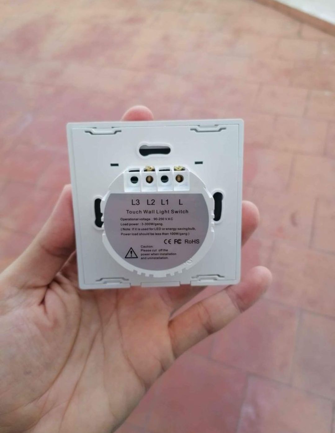 Interruptores eléctricos touch