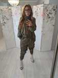 Dres z zamkami khaki