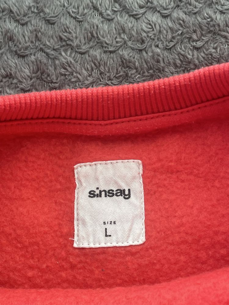 Bluzy dla przyjaciółek XS i M Sinsay matching różowe