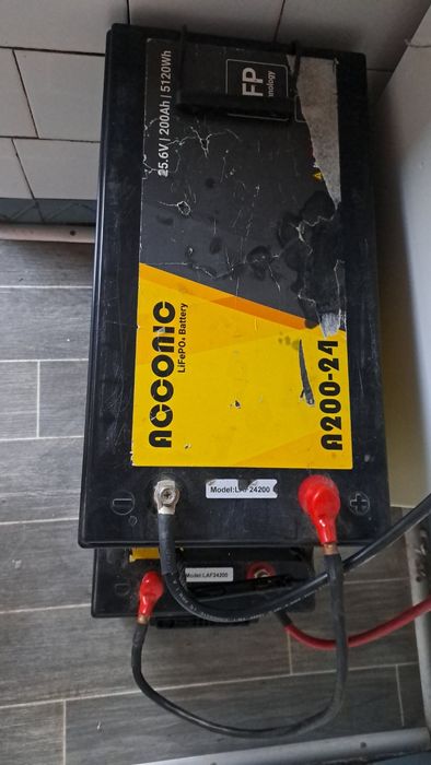 LiFePO₄ батарея Acconic A200-24, 25.6V 200Ah — отличное состояние