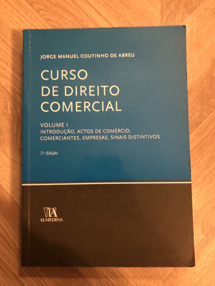 Livro Curso de Direito Comercial, Coutinho de Abreu