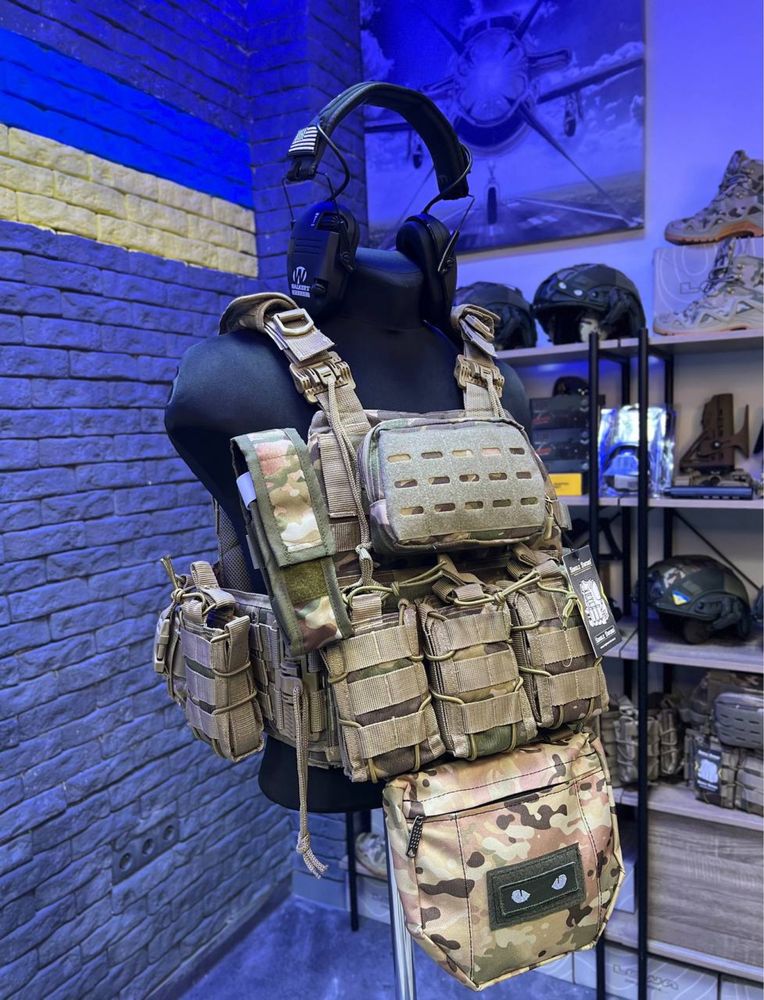 Оригінал плитоноска Singl Sword мультикам, бронижелет, плитоноска