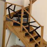 schody drewniane na beton