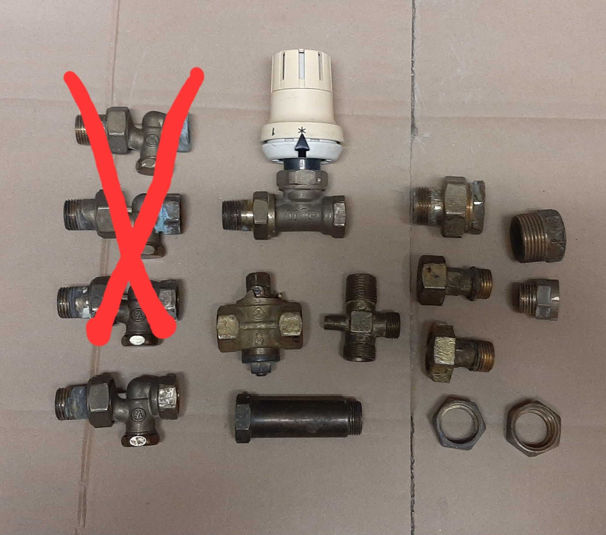 Kształtki hydrauliczne z mosiądzu 1/2"-3/4"