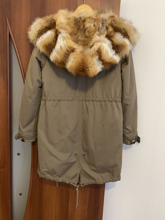 Парка з натуральним хутром лисиці