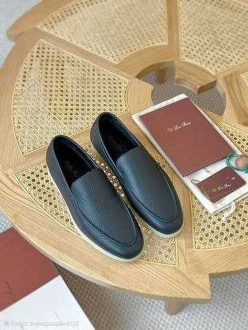 Зимові З хутром  Чоловічі лофери Loro Piana лоро піана пиана 44 розмір