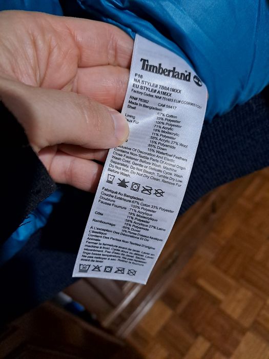 Casaco de penas Timberland