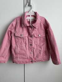 Zara 104 джинсовый пиджак розовый