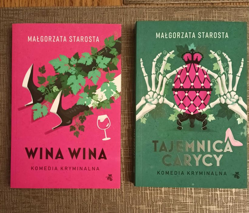 Małgorzata Starosta x 2 - Wina wina, Tajemnica carycy. Komedia krymina