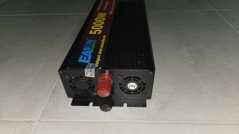 Transformador 5000W onda pura para camião/campismo 24v