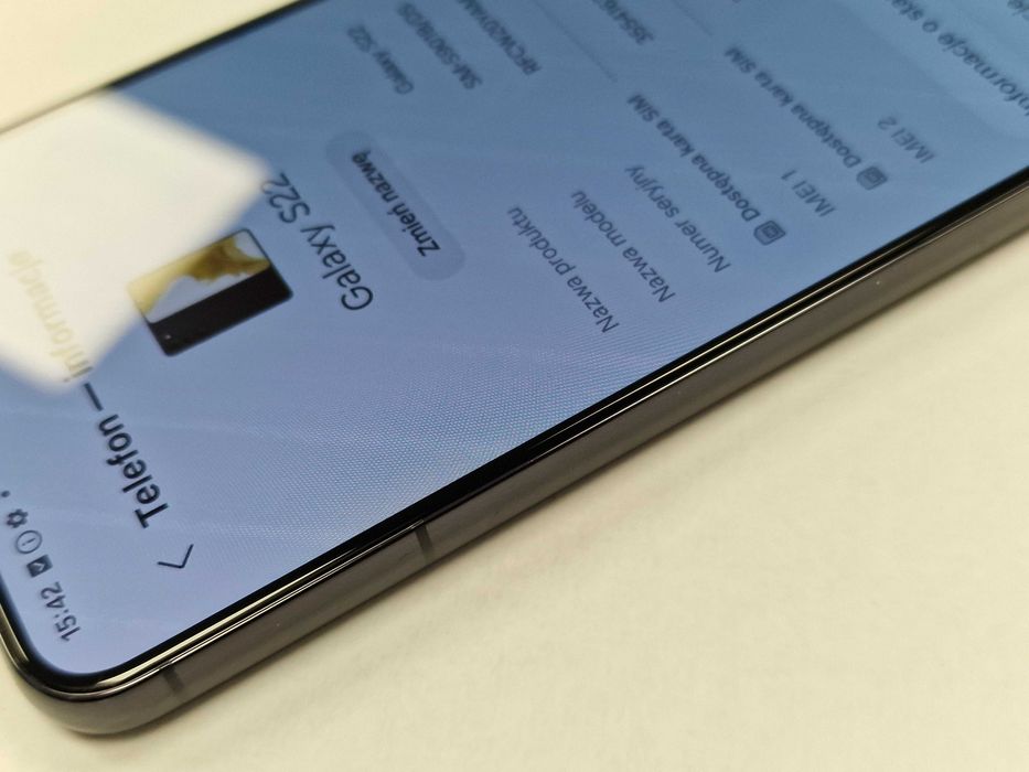 Samsung Galaxy S22 Dual SIM/ 8GB/ 128GB/ Grade A/ Black + ładowarka
