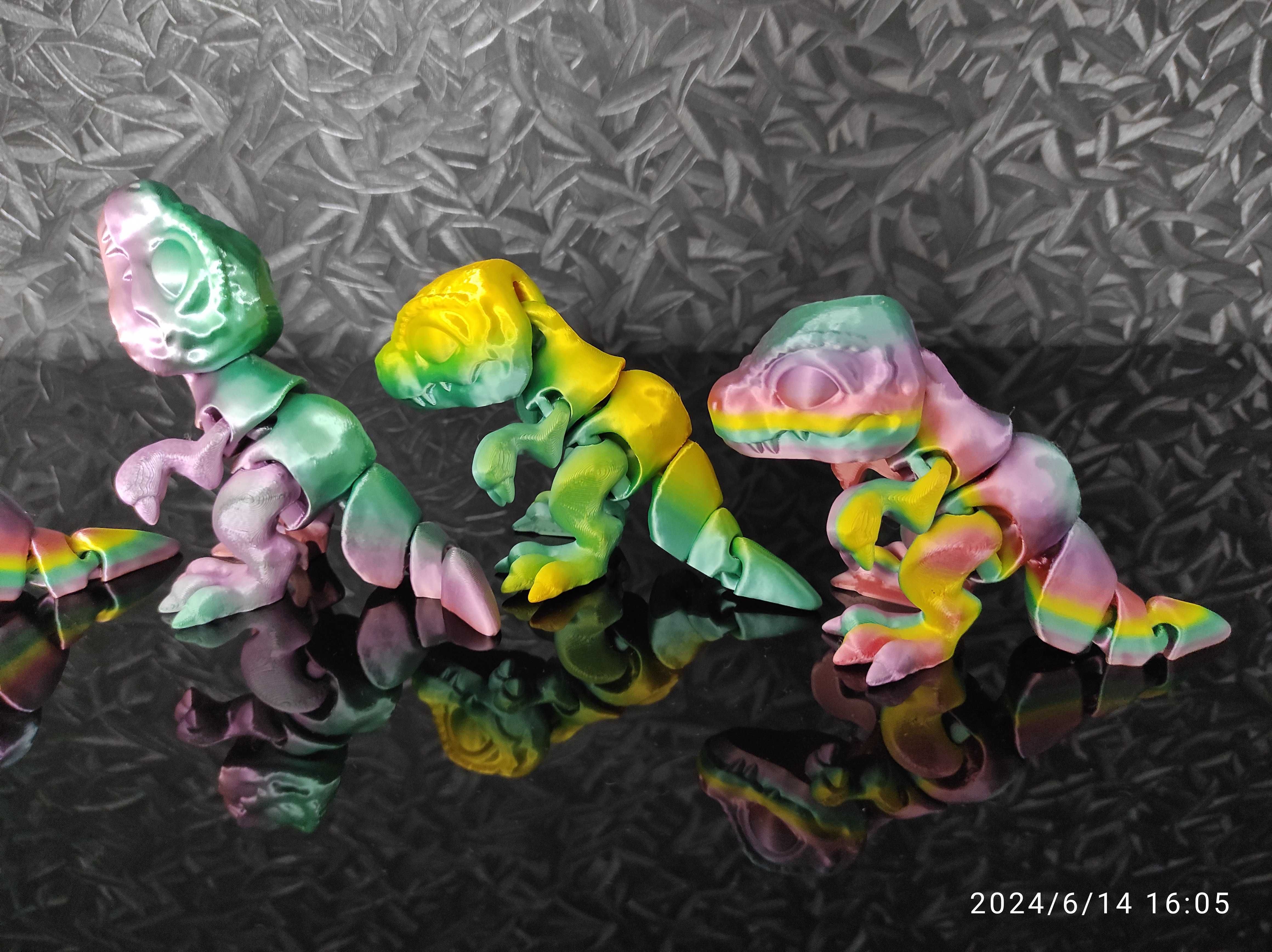 Mini T-REX, figurka, przegubowy - wydruk 3D