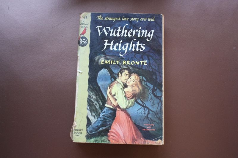 Livro Wuthering Heights de Emily Brontë Cardinal Editions 1952