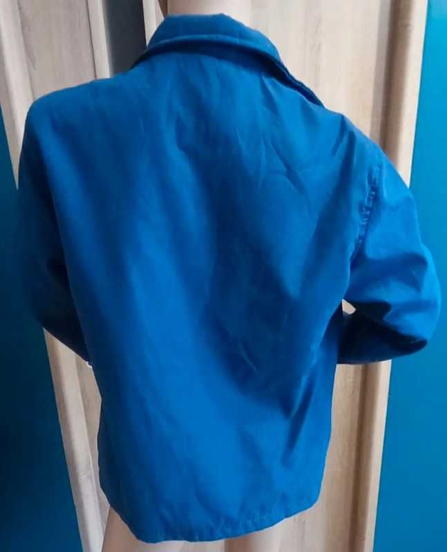 Niebieska kurtka wiosenna S M