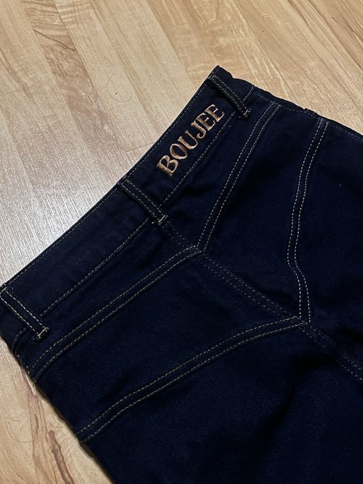 Джинси кльош в темно-синьому кольорі