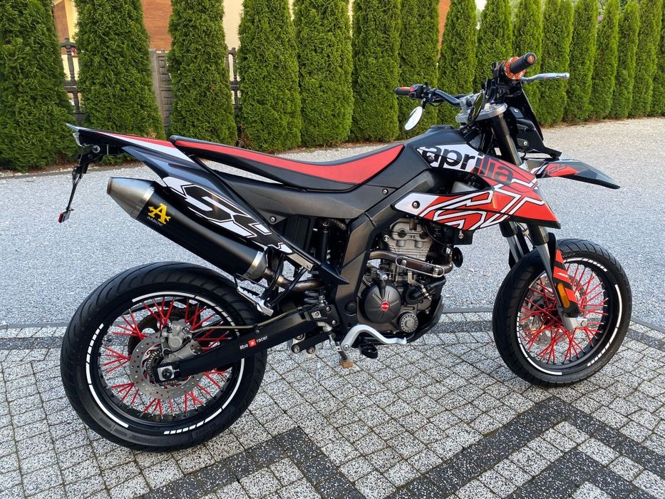 APRILIA SX 125 SM ABS 2018r MEGA STAN Wydech ARROW SuperMoto kat.B A1