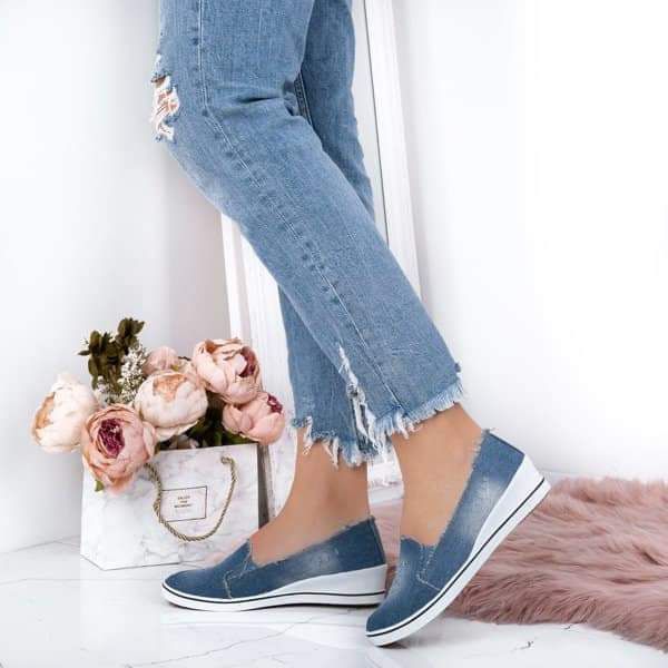 Мокасини джинсові 39 р нові