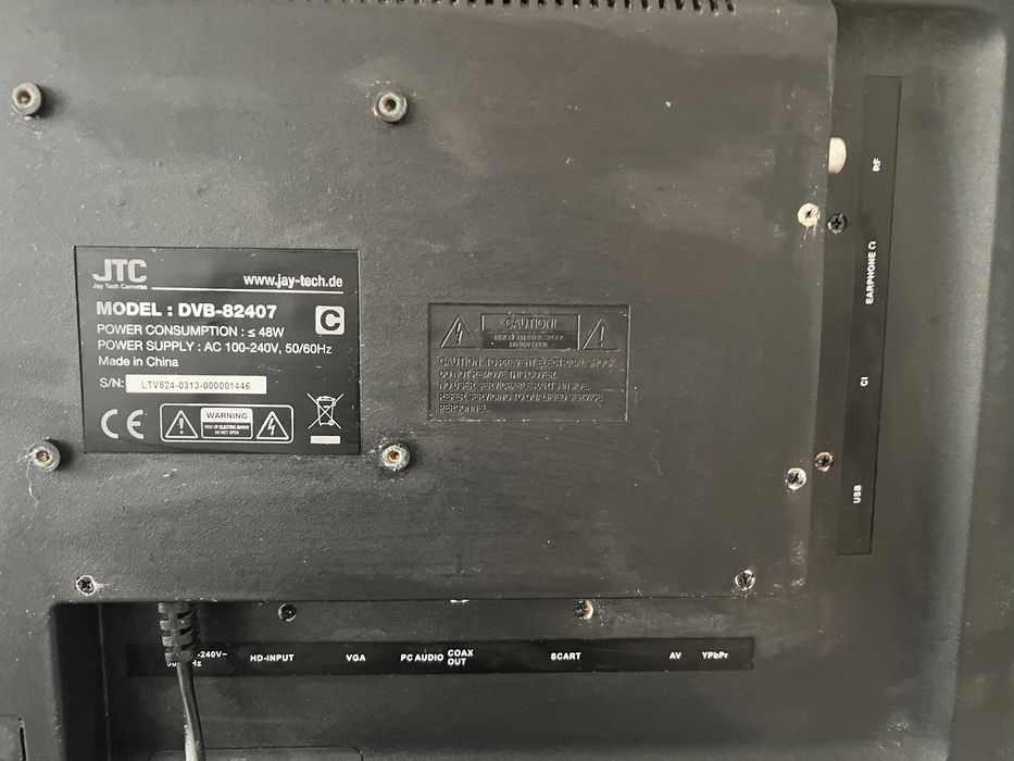 Telewizor/Monitor Led TV 24” JTC  DVB-82407