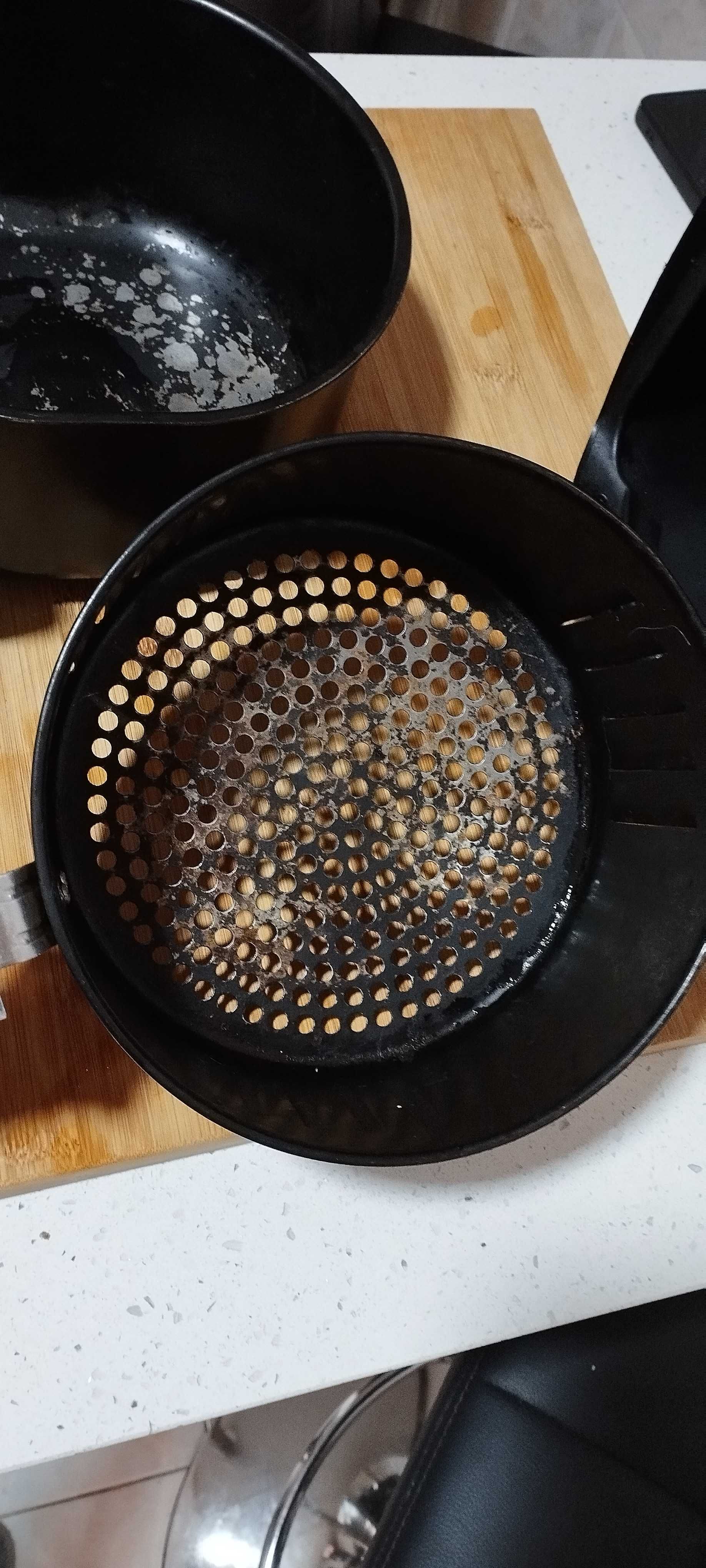 Vpcok Fritadeira de ar de 3,5 l com ecrã tátil LED
