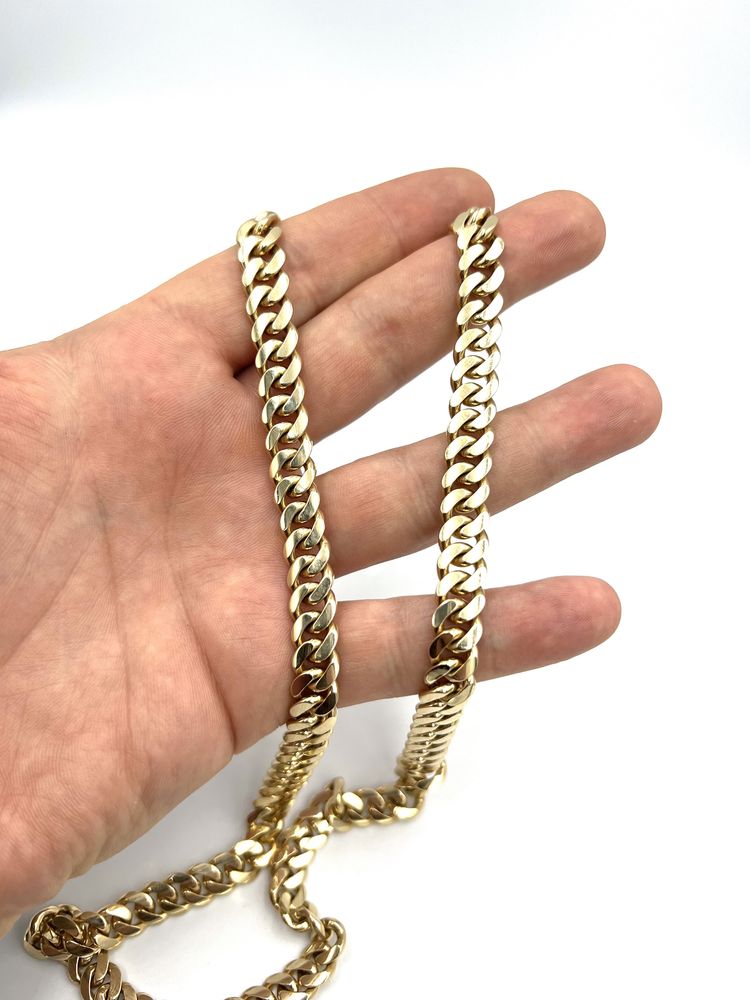 Złoty Łańcuszek Cuban 120g 585 Nataliebizu