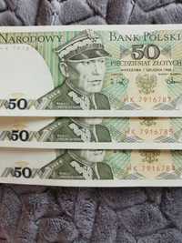 Banknoty 50zl. seria