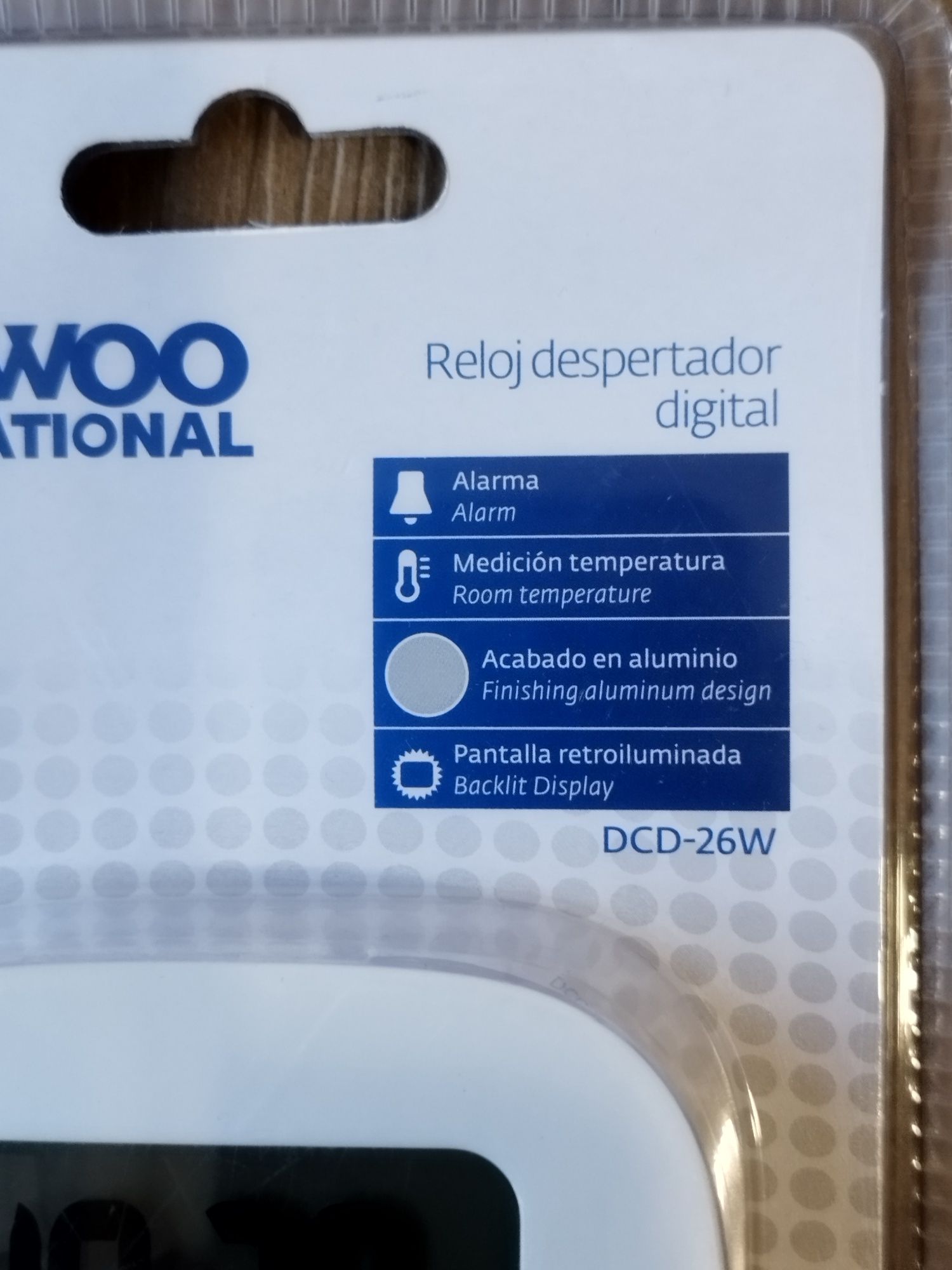 Relógio Despertador digital Daewoo international