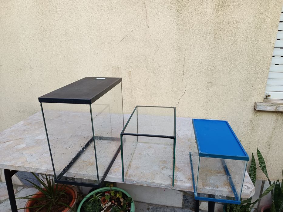 3 aquários várias medidas