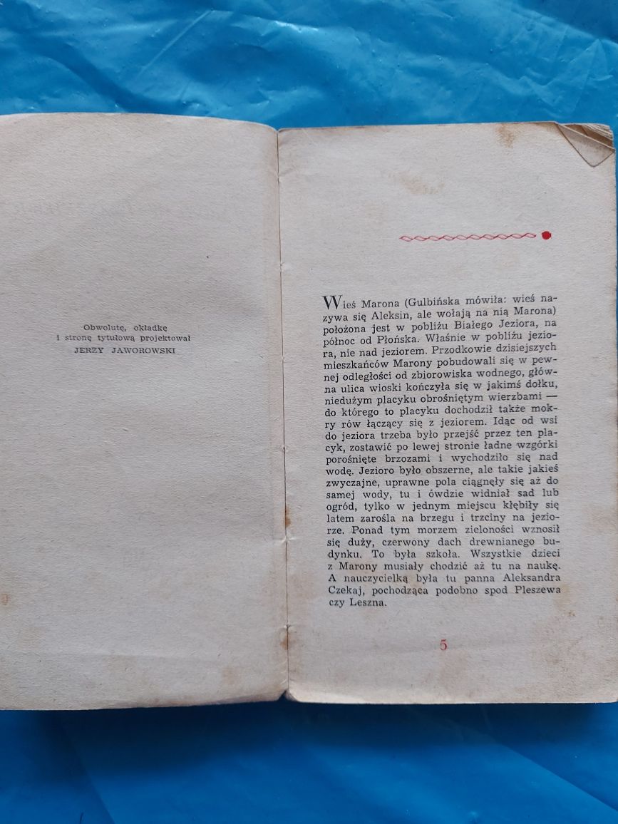 książka Kochankowie z Marony 1963r opowiadanie