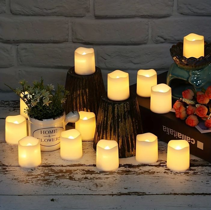 Zestaw 12 świeczek typu tealight