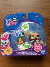 Littlest Pet Shop LPS PAPUGA #1949 JAMNIK #1950 nowy zestaw