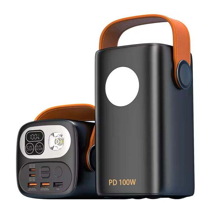 Power Bank 60000mAh (100W PD) | Для ноутбуку | Ліхтар | 5 9 12 15 20v