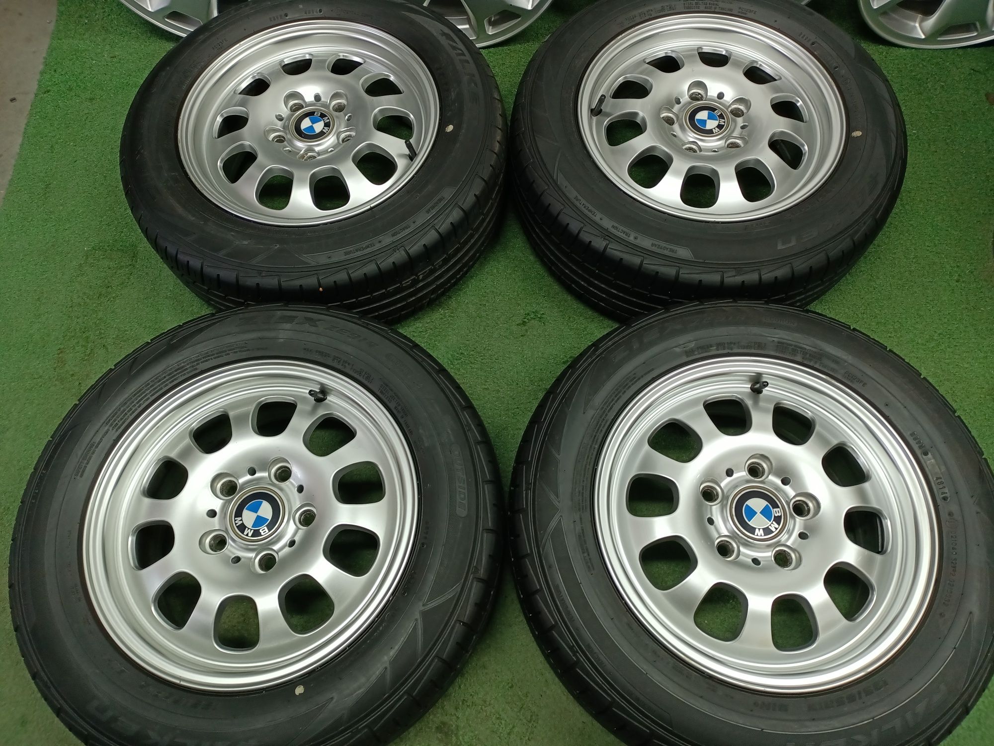 Klasyki Koła 15" felgi 5x120 Et42 opony 195/65/15 BMW E46 E36 Wysyłka