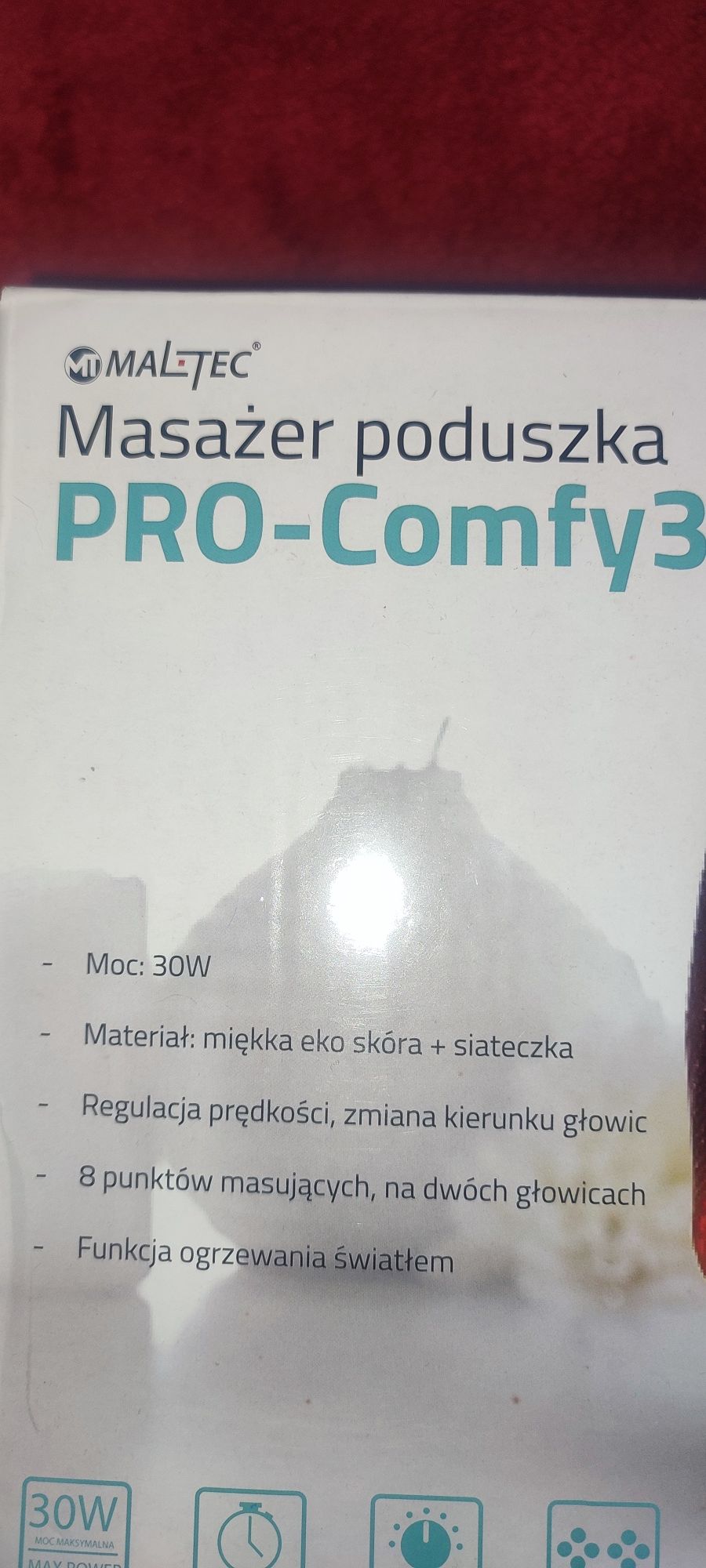 Nowy elektryczny Masażer poduszka Pro -Comfy 30 W