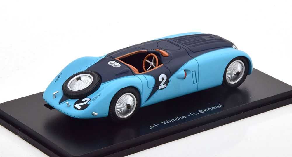 1/43 bugatti 57 g winner 24h le mans 1937 (spark)