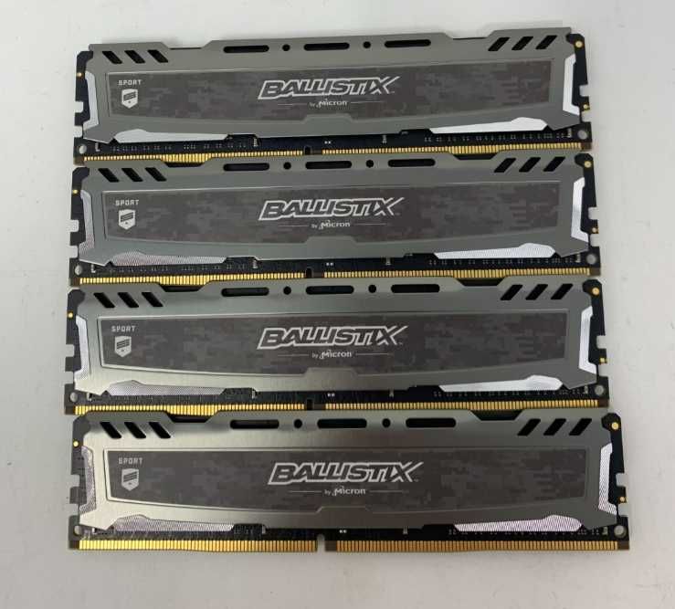 Pamięć RAM - DDR4 Crucial Ballistix - 32gb (4x 8gb) - 2400Mhz - 16CL