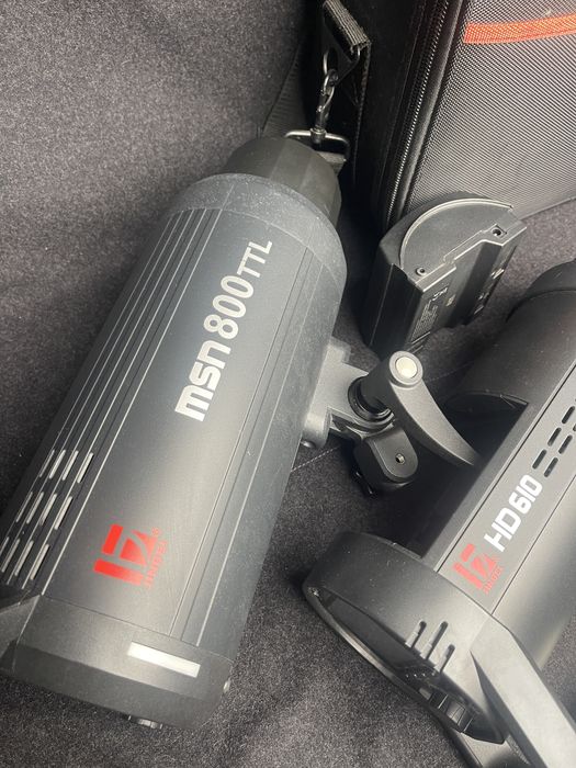 Kit de Flashes de Estúdio Profissional Jinbei