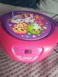 Odtwarzacz CD radio FM boom box shopkins dla dzieci