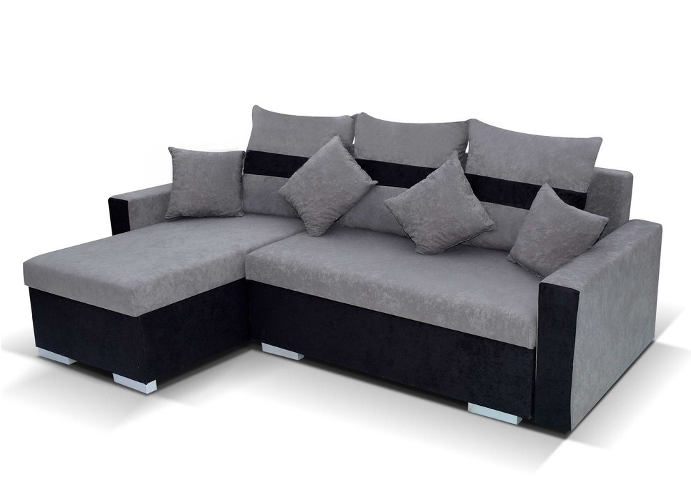 Narożnik Do Salonu JOY Kanapa Sofa Rozkładana 2 Pojemniki Na Pościel !