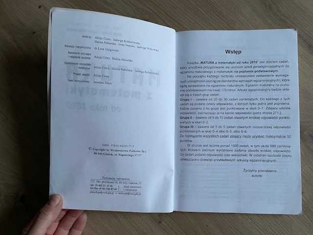 Matura z matematyki od roku 2010 / Zbór zadań z zakresu podstawowego