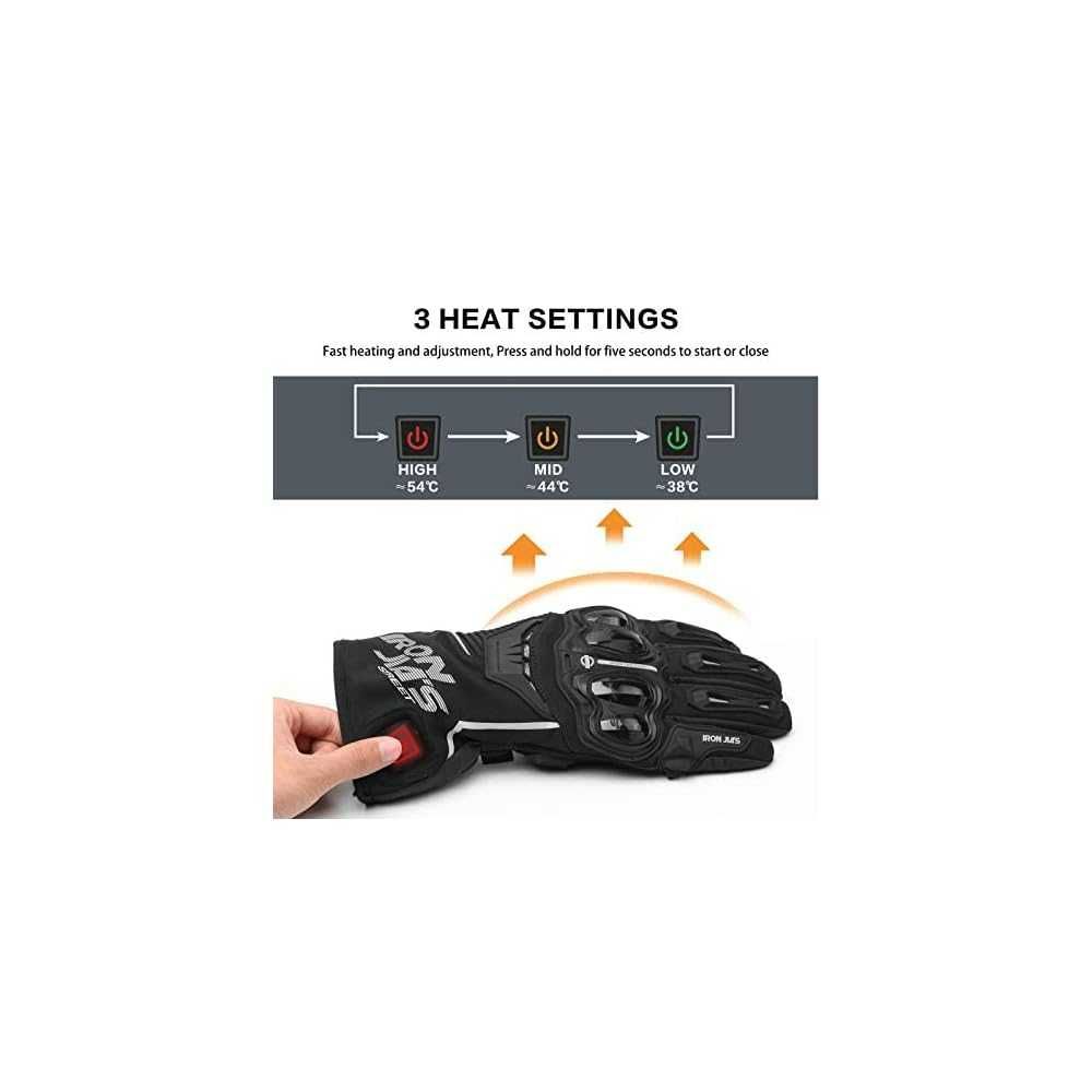 Рукавички з підігрівом BORLENI 12V XXL
