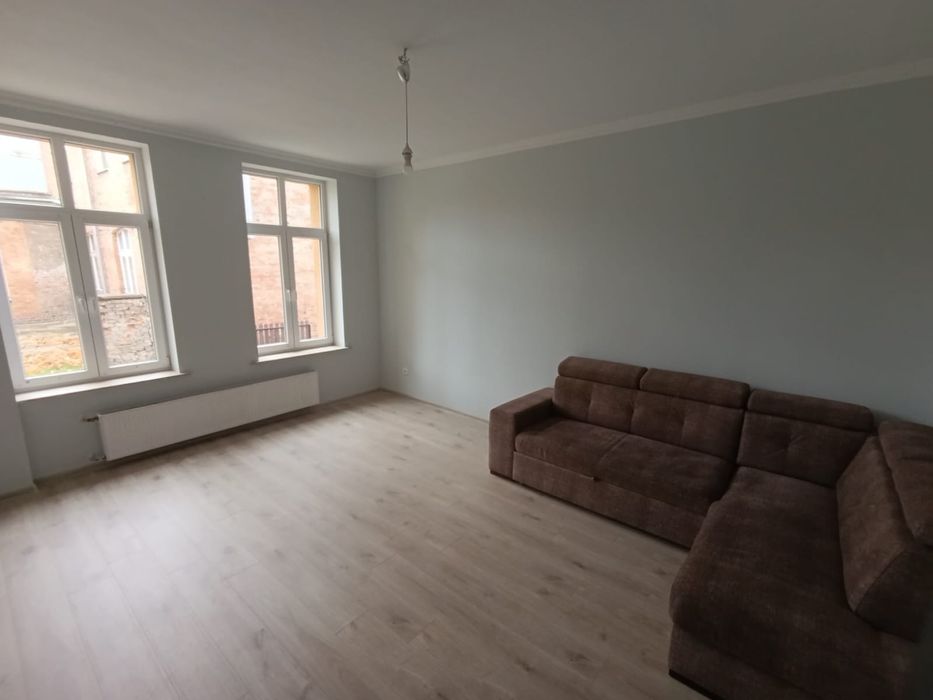 Mieszkanie do wynajęcia Lębork 53m2 dwa pokoje ogród komórka centrum