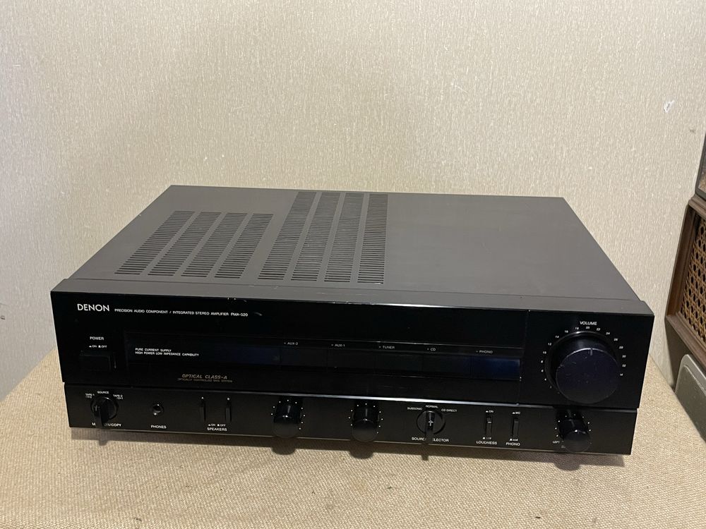 Музыкальный HI-FI усилитель optical class A DENON PMA-520 (2х110Вт)