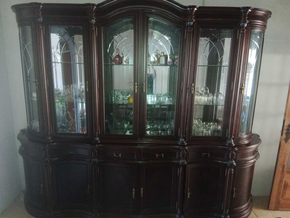 Conjunto de mobília antiga de sala em bom estado ( ler descrição)